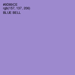 #9D89CE - Blue Bell Color Image