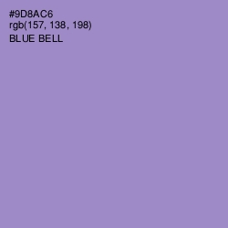 #9D8AC6 - Blue Bell Color Image