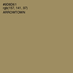 #9D8D61 - Arrowtown Color Image