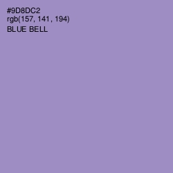 #9D8DC2 - Blue Bell Color Image