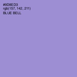 #9D8ED3 - Blue Bell Color Image