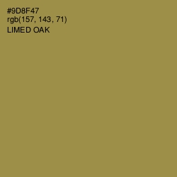 #9D8F47 - Limed Oak Color Image