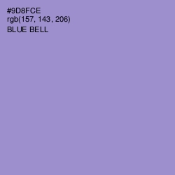 #9D8FCE - Blue Bell Color Image