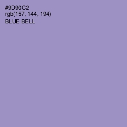 #9D90C2 - Blue Bell Color Image