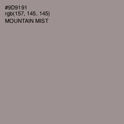 #9D9191 - Mountain Mist Color Image