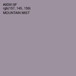 #9D919F - Mountain Mist Color Image