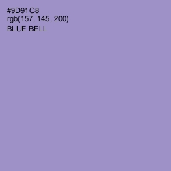 #9D91C8 - Blue Bell Color Image