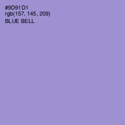 #9D91D1 - Blue Bell Color Image