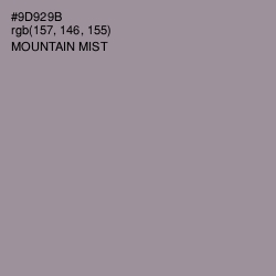 #9D929B - Mountain Mist Color Image