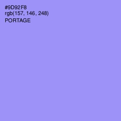 #9D92F8 - Portage Color Image