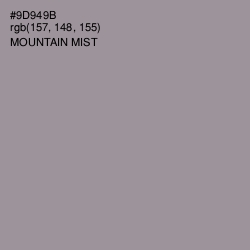 #9D949B - Mountain Mist Color Image
