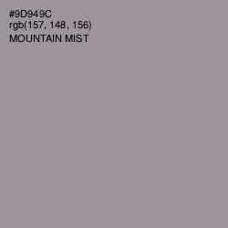 #9D949C - Mountain Mist Color Image