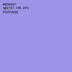 #9D94E7 - Portage Color Image