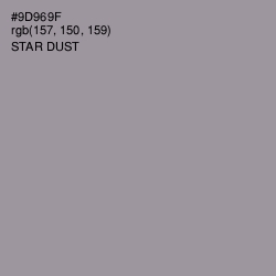 #9D969F - Star Dust Color Image
