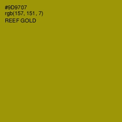 #9D9707 - Reef Gold Color Image