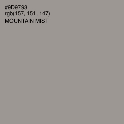 #9D9793 - Mountain Mist Color Image