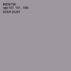 #9D979E - Star Dust Color Image