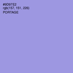 #9D97E2 - Portage Color Image