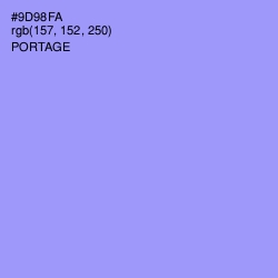 #9D98FA - Portage Color Image