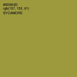 #9D993D - Sycamore Color Image