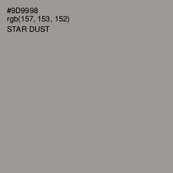 #9D9998 - Star Dust Color Image