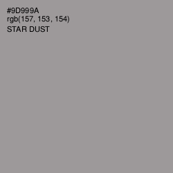 #9D999A - Star Dust Color Image