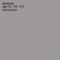 #9D999D - Star Dust Color Image