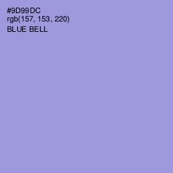#9D99DC - Blue Bell Color Image