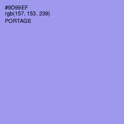 #9D99EF - Portage Color Image