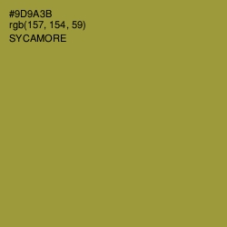 #9D9A3B - Sycamore Color Image