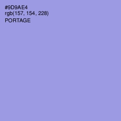 #9D9AE4 - Portage Color Image