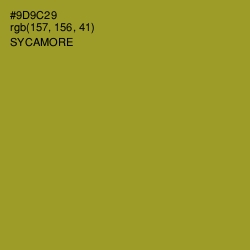 #9D9C29 - Sycamore Color Image