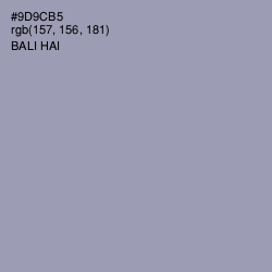 #9D9CB5 - Bali Hai Color Image