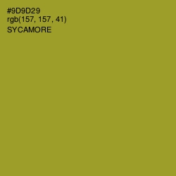 #9D9D29 - Sycamore Color Image