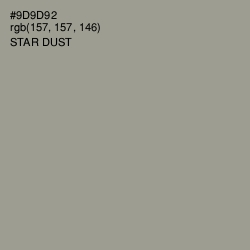 #9D9D92 - Star Dust Color Image