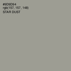 #9D9D94 - Star Dust Color Image