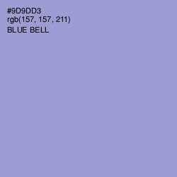 #9D9DD3 - Blue Bell Color Image