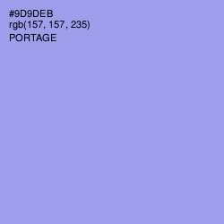 #9D9DEB - Portage Color Image