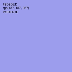#9D9DED - Portage Color Image