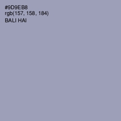 #9D9EB8 - Bali Hai Color Image