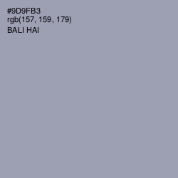 #9D9FB3 - Bali Hai Color Image