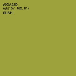 #9DA23D - Sushi Color Image