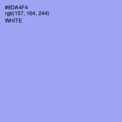 #9DA4F4 - Jordy Blue Color Image