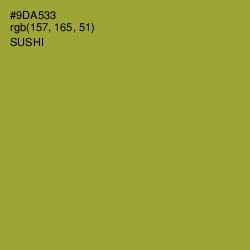#9DA533 - Sushi Color Image