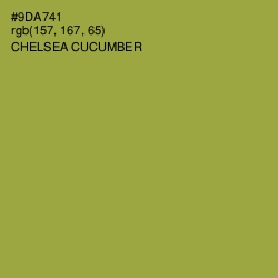 #9DA741 - Chelsea Cucumber Color Image