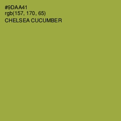 #9DAA41 - Chelsea Cucumber Color Image