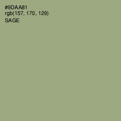 #9DAA81 - Sage Color Image