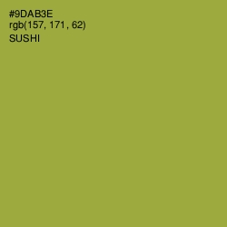 #9DAB3E - Sushi Color Image