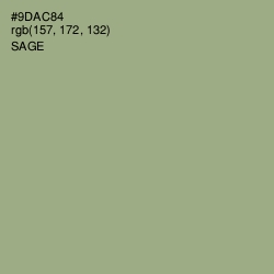 #9DAC84 - Sage Color Image