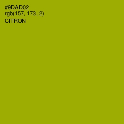 #9DAD02 - Citron Color Image